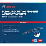 Bosch 2 608 900 381 lama per sega a gattuccio, sega a traforo e sega universale Lama per sega universale Carburo 3 pz Lama per sega universale, Vetro, Acciaio, Carburo, Blu, 17,5 cm, 3 mm