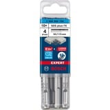 Bosch Expert Punta per martelli SDS plus-7X, Trapano Martello perforatore, Hammer drill bit, 4 mm, 115 mm, Cemento, Pietra, 5 cm