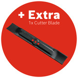 Bosch Tosaerba a batteria Rotak18V2-43, 36 Volt (2x18V) + lama + tappo per pacciamatura, Rasaerba verde/Nero