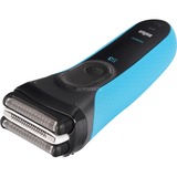 Braun 3010BT, Rasoio Nero/Blu