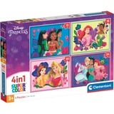 Clementoni Supercolor Disney Princess Puzzle 12 pz Cartoni 12 pz, Cartoni, 3 anno/i