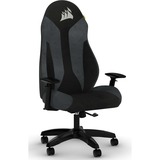 Corsair TC60 Poltrona per gaming Seduta imbottita Nero, Grigio, Sedili di gioco grigio/Nero, Poltrona per gaming, Seduta imbottita, Schienale imbottito, PC, Nero, Nero, Grigio