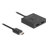 DeLOCK Switch HDMI 2 > 1 bidirezionale 8K Nero
