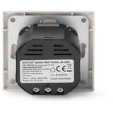 Digitus Presa di sicurezza da incasso, con 2x USB-A bianco
