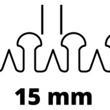 EINHELL GE-CH 1846 Li Tagliasiepi a batteria 2,2 kg rosso/Nero, Tagliasiepi a batteria, 46 cm, 1,5 cm, 1,1 cm, Rosso, 1005 mm