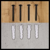 EINHELL Supporto da parete per batteria Power X-Change, Montaggio a parete Nero