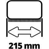 Einhell 3424120 accessorio per utensili manuali da giardino Spazzola Nero Nylon Spazzola, Nero, Nylon, 1400 Giri/min, 11,5 cm, 750 g