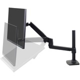 Ergotron LX Braccio per Monitor con Colonna Alta, Base per monitor Nero