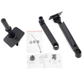 Ergotron LX Braccio per Monitor con Colonna Alta, Base per monitor Nero