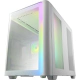 FSP M580-BA Midi Tower Bianco, Chassis Tower bianco, Midi Tower, PC, Bianco, ATX, micro ATX, Mini-ITX, Vetro, SPCC, Gaming