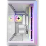FSP M580-BA Midi Tower Bianco, Chassis Tower bianco, Midi Tower, PC, Bianco, ATX, micro ATX, Mini-ITX, Vetro, SPCC, Gaming