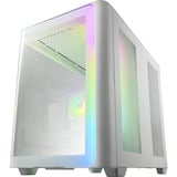 FSP M580-BA Midi Tower Bianco, Chassis Tower bianco, Midi Tower, PC, Bianco, ATX, micro ATX, Mini-ITX, Vetro, SPCC, Gaming
