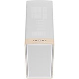 Fractal Design Summit Chalk White Solid, Chassis Tower bianco/legno