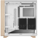 Fractal Design Summit Chalk White Solid, Chassis Tower bianco/legno