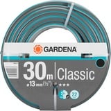 GARDENA 18009-20 pompa da giardino 30 m PVC Grigio, Arancione, Tubo flessibile grigio/Turchese, 30 m, Grigio, Arancione, Solo tubi di gomma, PVC, 22 bar, 1,3 cm