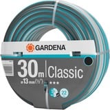 GARDENA 18009-20 pompa da giardino 30 m PVC Grigio, Arancione, Tubo flessibile grigio/Turchese, 30 m, Grigio, Arancione, Solo tubi di gomma, PVC, 22 bar, 1,3 cm
