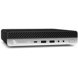 HP ProDesk 600 G5 MP Ricondizionato, Mini-PC Nero/Argento