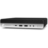 HP ProDesk 600 G5 MP Ricondizionato, Mini-PC Nero/Argento