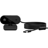 HP Webcam 320 FHD Nero, 1920 x 1080 Pixel, Full HD, 30 fps, USB, Nero, Clip/Supporto