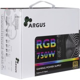 Inter-Tech Argus RGB-750W CM II, Alimentatore PC Nero