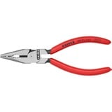 KNIPEX 0821145 Pinze a becco lungo pinza, Pinze universali rosso, Pinze a becco lungo, Metallo, Plastica, Rosso, 14,5 cm, 116 g