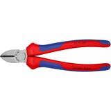 KNIPEX 70 02 180 Pinze da taglio diagonale pinza, Pinze di taglio blu, Pinze da taglio diagonale, Acciaio al cromo vanadio, Plastica, Blu/Rosso, 18 cm, 252 g