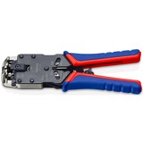 KNIPEX 97 51 12 pinza, Pinza crimpatrice blu/Rosso, Acciaio, Blu/Rosso, 20 cm, 533 g