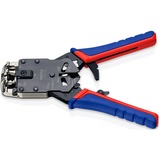 KNIPEX 97 51 12 pinza, Pinza crimpatrice blu/Rosso, Acciaio, Blu/Rosso, 20 cm, 533 g
