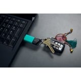 Kingston DataTraveler 256GB USB3.2 Gen1 Exodia M (Nero + Verde ottanio), Chiavetta USB turchese/Nero, 256 GB, USB tipo A, 3.2 Gen 1 (3.1 Gen 1), Lamina di scorrimento, 10 g, Nero, Turchese
