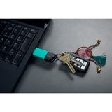 Kingston DataTraveler Exodia M unità flash USB 256 GB USB tipo A 3.2 Gen 1 (3.1 Gen 1) Nero, Turchese turchese/Nero, 256 GB, USB tipo A, 3.2 Gen 1 (3.1 Gen 1), Lamina di scorrimento, 10 g, Nero, Turchese