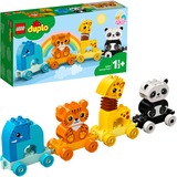 LEGO DUPLO Il treno degli animali Set da costruzione, 1,5 anno/i, Plastica, 15 pz, 474 g