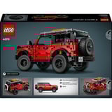 LEGO Technic SUV Ford Bronco®, Giochi di costruzione Set da costruzione, 9 anno/i, Plastica, 943 pz, 1,26 kg