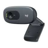 Logitech C270 Webcam HD, HD 720p/30fps, Videochiamate HD Widescreen, Correzione Automatica ‎Luminosità, Microfono Riduzione del Rumore, Skype, FaceTime, Hangouts, ‎WebEx,PC/Mac/Tablet/Chromebook Nero, HD 720p/30fps, Videochiamate HD Widescreen, Correzione Automatica ‎Luminosità, Microfono Riduzione del Rumore, Skype, FaceTime, Hangouts, ‎WebEx,PC/Mac/Tablet/Chromebook, 3 MP, 1280 x 720 Pixel, 30 fps, 720p, 55°, USB 2.0