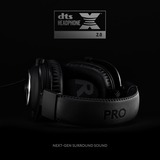 Logitech PRO X Cuffia Padiglione auricolare Connettore 3.5 mm Nero, Cuffia da gioco Nero, Cuffia, Padiglione auricolare, Giocare, Nero, Stereofonico, 2 m