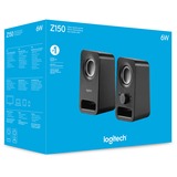 Logitech Z150 Nero Cablato 3 W Nero, 2.0 canali, Cablato, 3 W, Nero