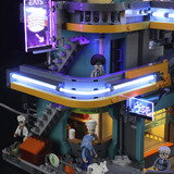 Lumibricks Cyberpunk Neoncity - Appartamento, Giochi di costruzione 