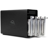 OWC ThunderBay 4 Box esterno HDD/SSD Nero 2.5/3.5" Nero, Box esterno HDD/SSD, 2.5/3.5", SATA, Seriale ATA II, Serial ATA III, 40 Gbit/s, Hot-swap, Nero