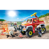 PLAYMOBIL Action Heroes Camion dei vigili del fuoco, Giochi di costruzione 
