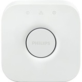 Philips Philips Hue Bridge 2.0, Centro di Controllo del Sistema Hue, Bianco, Stazione base bianco, Philips Hue Bridge 2.0, Centro di Controllo del Sistema Hue, Bianco, Wireless, ZigBee, Bianco, IP20, 50 lampadina(e), 2400 - 2483,5 MHz