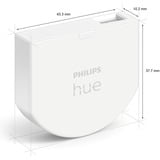 Philips Philips Hue Wall Switch Module Controllo Illuminazione Smart, Interruttore bianco, Philips Hue Wall Switch Module Controllo Illuminazione Smart, Wireless, Bianco, IP20, Plastica, IP20, III