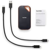 SanDisk Extreme PRO Portable 1000 GB Nero, Disco a stato solido Nero/Orange, 1000 GB, USB tipo-C, 3.2 Gen 2 (3.1 Gen 2), 2000 MB/s, Protezione della password, Nero