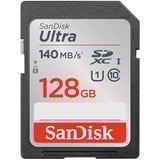 SanDisk Ultra 128GB SDXC, Scheda di memoria Nero