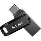 SanDisk Ultra Dual Drive Go unità flash USB 32 GB USB Type-A / USB Type-C 3.2 Gen 1 (3.1 Gen 1) Nero Nero, 32 GB, USB Type-A / USB Type-C, 3.2 Gen 1 (3.1 Gen 1), 150 MB/s, Girevole, Nero