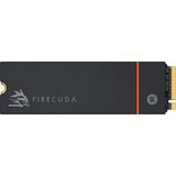 Seagate FireCuda 530 M.2 2000 GB PCI Express 4.0 3D TLC NVMe, Disco a stato solido Nero, 2000 GB, M.2, 7300 MB/s
