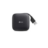 TP-Link UH400 hub di interfaccia USB 3.2 Gen 1 (3.1 Gen 1) Type-A 5000 Mbit/s Nero, Hub USB USB 3.2 Gen 1 (3.1 Gen 1) Type-A, USB 3.2 Gen 1 (3.1 Gen 1) Type-A, 5000 Mbit/s, Nero, 71 mm, 71 mm