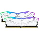 Team Group DIMM 32 GB DDR5-7600 (2x 16 GB) Dual-Kit, Memoria bianco