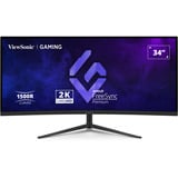 ViewSonic VX3418C-2K Monitor PC 86,4 cm (34") 3440 x 1440 Pixel UltraWide Quad HD Nero, Monitor di gioco Nero, 86,4 cm (34"), 3440 x 1440 Pixel, UltraWide Quad HD, Nero