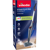 Vileda Pulitore a vapore Steam Plus Pro Compact Nero/Rosso