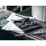 Wera 8100 SA 10 Set di cricchetto Zyklop Metal, in pollici, 1/4", Set di strumenti Nero/Verde