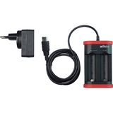 Wiha 599002, Caricabatterie Nero/Rosso